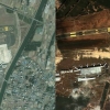 Imágenes satelitales del antes y después del terremoto y tsunami en Japón
