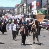 Marcha mapuche en Valdivia en defensa del lago Maihue